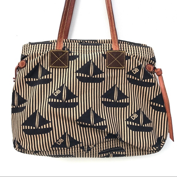 DOONEY & BOURKE sailboat canvas shoulder bag - Picture 3 of 9